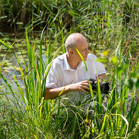 Fotograf bei Foto Elvey, Bern, Schweiz